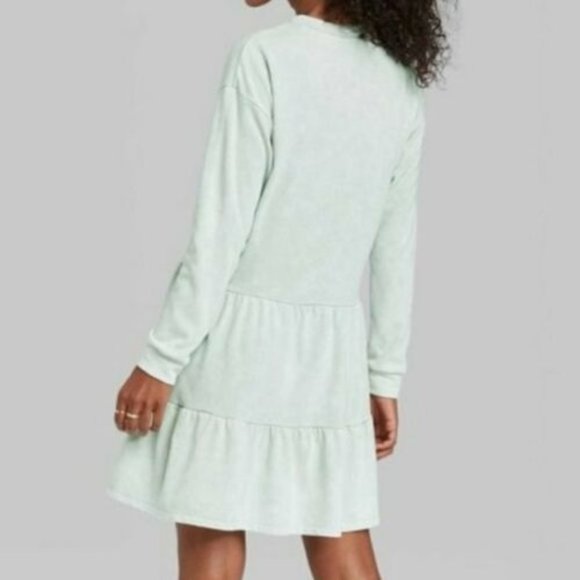 NEW Wild Fable Women's Light Blue Dress Multiple - Picture 2 of 2